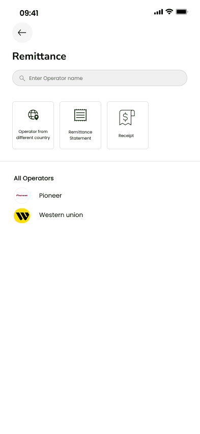 JaldiPay Remittance Screen